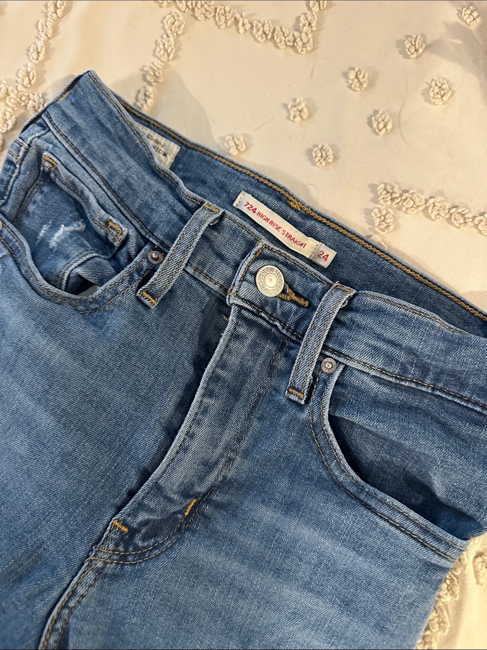 Levi’s High-Rise Straight Blue Women’s Jeans